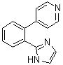 structure of CAS# 608515-26-0, 4-[2-(1H-咪唑-2-基)苯基]吡啶