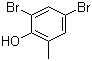 structure of CAS# 609-22-3, 2,4-Dibromo-6-methylphenol