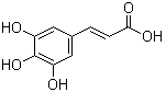 CAS # 6093-59-0, 3,4,5-Trihydroxycinnamic acid, 3-(3,4,5-Trihydroxyphenyl)-2-propenoic acid, NSC 153688