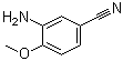 structure of CAS# 60979-25-1, 3-氨基-4-甲氧基苯甲腈