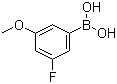 CAS 登录号：609807-25-2, 3-氟-5-甲氧基苯硼酸