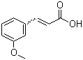 structure of CAS# 6099-04-3, 3-Methoxycinnamic acid