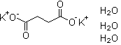 structure of CAS# 6100-18-1, 琥珀酸二钾盐三水合物