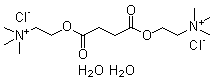 structure of CAS# 6101-15-1, Succinylcholine chloride dihydrate