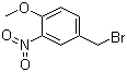 structure of CAS# 61010-34-2, 3-硝基-4-甲氧基苄溴