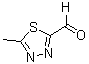 structure of CAS# 61018-49-3, 5-甲基-1,3,4-噻二唑-2-甲醛