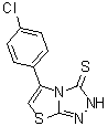 structure of CAS# 610276-80-7, 5-(4-氯苯基)噻唑并[2,3-c]-1,2,4-三唑-3(2H)-硫酮