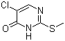CAS 登录号：61044-94-8, 5-氯-2-(甲硫基)-4(3H)-嘧啶酮