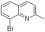 structure of CAS# 61047-43-6, 8-溴-2-甲基喹啉