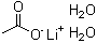 structure of CAS# 6108-17-4, Lithium acetate dihydrate