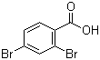 structure of CAS# 611-00-7, 2,4-二溴苯甲酸