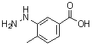 structure of CAS# 61100-70-7, 3-肼基-4-甲基苯甲酸