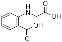 structure of CAS# 612-42-0, N-(2-羧基)苯基甘氨酸