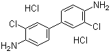 CAS # 612-83-9, 3,3'-Dichlorobenzidine dihydrochloride, 3,3'-Dichloro(1,1'-biphenyl)-4,4'-diamine dihydrochloride