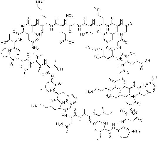 structure of CAS# 61214-51-5, beta-促脂解激素(61-91)