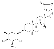 structure of CAS# 61217-80-9, 乌沙苷元洋地黄苷