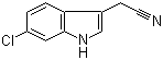 structure of CAS# 61220-58-4, 6-氯吲哚-3-乙腈