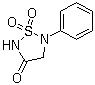 structure of CAS# 612530-44-6, 5-苯基-1,2,5-噻二唑烷-3-酮 1,1-二氧化物