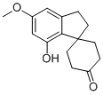 CAS # 61262-81-5, Cannabispiran, 2',3'-Dihydro-7'-hydroxy-5'-methoxyspiro[cyclohexane-1,1'-[1H]inden]-4-one