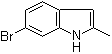 structure of CAS# 6127-19-1, 6-Bromo-2-methyl-1H-indole