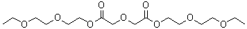 CAS # 61286-32-6, 5-Oxo-3,6,9,12-tetraoxatetradecanoic acid 2-(2-ethoxyethoxy)ethyl ester, NSC 114039