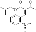 CAS 登录号：61312-59-2, 2-[(2-硝基苯基)亚甲基]-3-氧代丁酸异丁酯