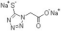 CAS # 61336-49-0, Sodium 2-(5-sulfido-1H-tetrazol-1-yl)acetate, Disodium 5-sulfido-1H-tetrazole-1-acetate
