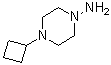 structure of CAS# 61379-68-8, 4-环丁基-1-哌嗪胺