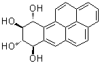 CAS # 61490-67-3 (62697-17-0), rel-(7R,8S,9S,10R)-7,8,9,10-Tetrahydrobenzo[a]pyrene-7,8,9,10-tetrol, 7,9/8,10-Tetrahydroxytetrahydrobenzo[a]pyrene, 7beta,8alpha,9beta,10alpha-Tetrahydroxy-7,8,9,10-tetrahydrobenzo[a]pyrene, Benzo[a]pyrenetetrol II 1