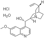 structure of CAS# 6151-40-2, 奎尼丁单盐酸盐一水合物