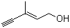 structure of CAS# 6153-05-5, (Z)-3-甲基戊-2-烯-4-炔-1-醇