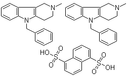 structure of CAS# 6153-33-9, 美海屈林萘二磺酸盐