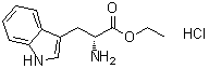 structure of CAS# 61535-49-7, D-色氨酸乙酯盐酸盐