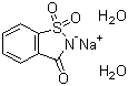 CAS 登录号：6155-57-3, 糖精钠, 邻苯甲酰磺酰亚胺钠(二水)