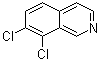 structure of CAS# 61563-36-8, 7,8-二氯异喹啉