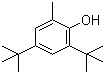 CAS 登录号：616-55-7, 4,6-二叔丁基邻甲酚, 4,6-二叔丁基-2-甲基苯酚, 4,6-二叔丁基-2-甲酚, 2,4-二(1,1-二基甲乙基)-6-甲基苯酚