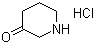 Piperidin-3-one hydrochloride molecular structure (CAS 61644-00-6)