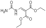 structure of CAS# 61679-84-3, (脲基亚甲基)丙二酸二乙酯