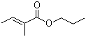 CAS # 61692-83-9, Propyl tiglate, Propyl trans-2-methyl-2-butenoate