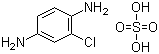 CAS 登录号：61702-44-1, 2-氯-1,4-苯二胺硫酸盐, 2-氯对苯二胺硫酸盐, 2-氯-4-氨基苯胺硫酸盐