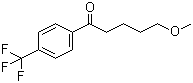 structure of CAS# 61718-80-7, 5-甲氧基-1-[4-(三氟甲基)苯基]-1-戊酮