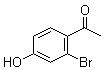 1-(2-溴-4-羟基苯基)乙酮分子结构 (CAS 61791-99-9)