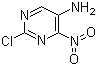 structure of CAS# 618397-67-4, 2-氯-4-硝基-5-氨基嘧啶