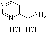 structure of CAS# 618446-08-5, 4-嘧啶甲胺盐酸盐