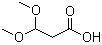 structure of CAS# 6191-98-6, 3,3-二甲氧基丙酸