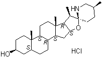 CAS 登录号：6192-62-7, 番茄碱盐酸盐