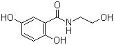 structure of CAS# 61969-53-7, 2,5-二羟基-N-(2-羟乙基)苯甲酰胺