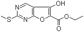 CAS 登录号：62094-70-6, 5-羟基-2-甲硫基呋喃并[2,3-d]嘧啶-6-甲酸乙酯