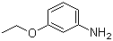 structure of CAS# 621-33-0, 3-Ethoxyaniline