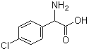structure of CAS# 6212-33-5, DL-对氯苯甘氨酸